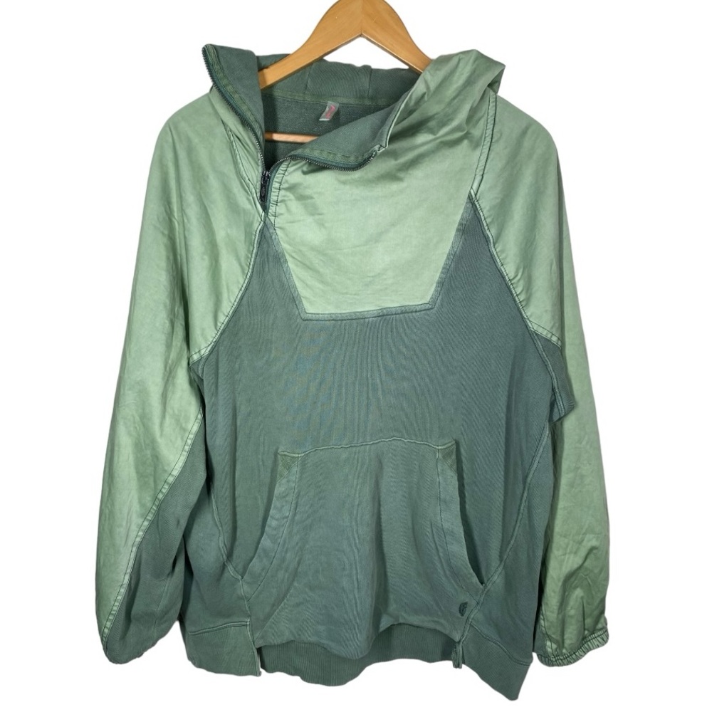 Free People Movement Oversized Hoodie Green Small